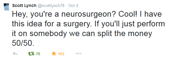 Scott Lynch neurosurgery tweet