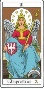 "03 - L' Imperatrice" by Oswald Wirth - Le Tarot. Licensed under Public Domain via Wikimedia Commons